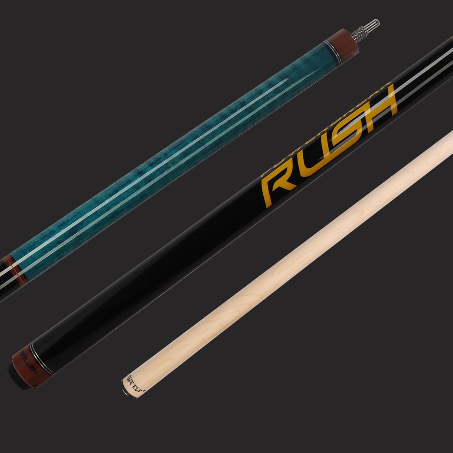 CUEELF Heavy Hitter Jump Break Pool Cue 23oz 3-Piece Pool Stick Extra Hard Bakelite Tip for Explosive Breaks and Effortless Jumps