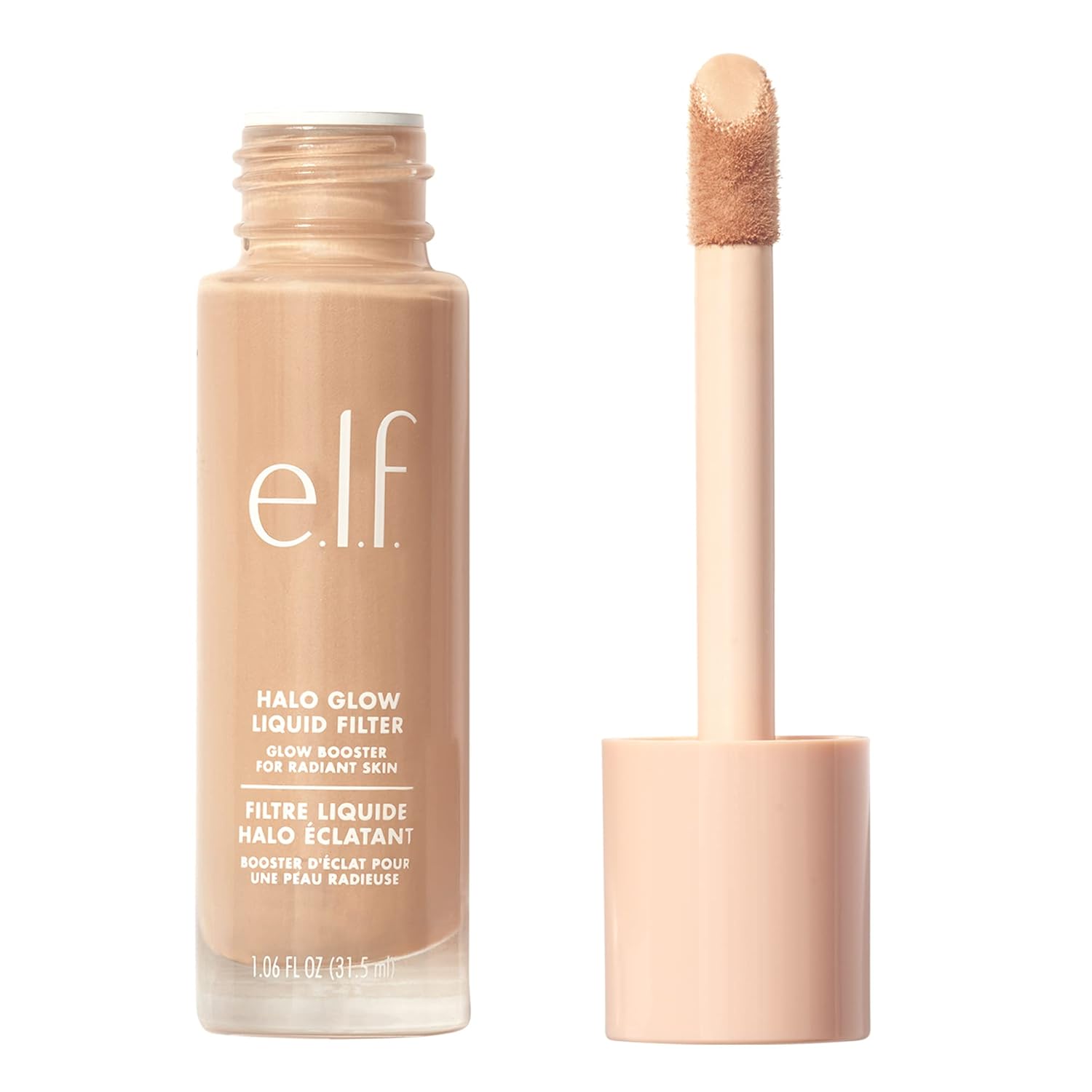 e.l.f. Cosmetics 3 Light/Medium Halo Glow Liquid Filter 1.06 Fl