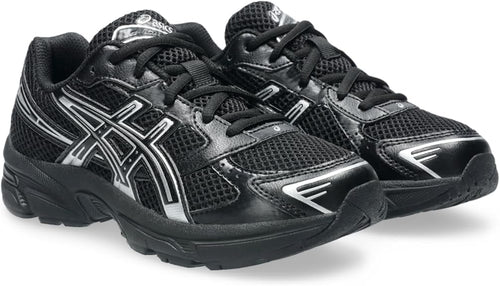 ASICS Unisex Kid's Gel-1130 Grade School (Big Kid), (Black/Pure Silver) , 4.5 Medium, Big Kid