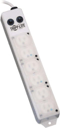 Tripp Lite Safe-IT Medical-Grade Power Strip for Patient-Care Vicinity, 6 15A Hospital-Grade Outlets, 15ft. Cord, UL 1363A, White, (PS-615-HG-OEM)