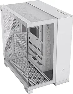 CORSAIR - 6500X ATX Mid-Tower Dual Chamber Case - White (Open Box)