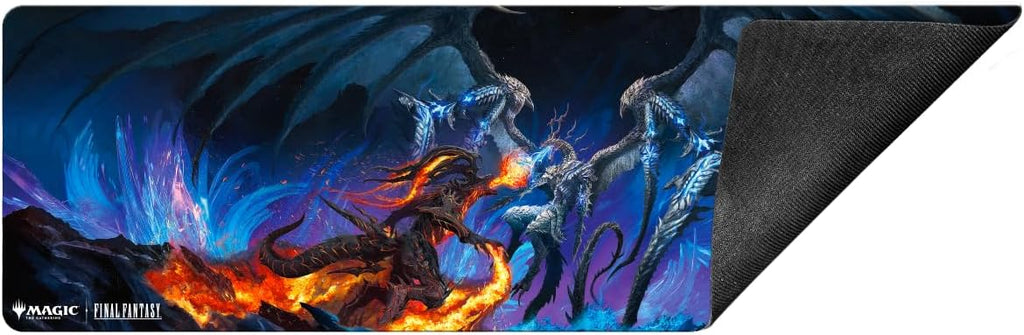 FINAL FANTASY 8ft Table Playmat for Magic: The Gathering - Bahamut and Ifrit - Ultra Pro Playmats