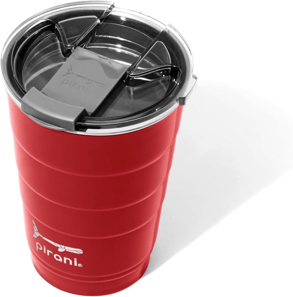 Pirani 16oz Insulated Stackable Tumbler -Party Red