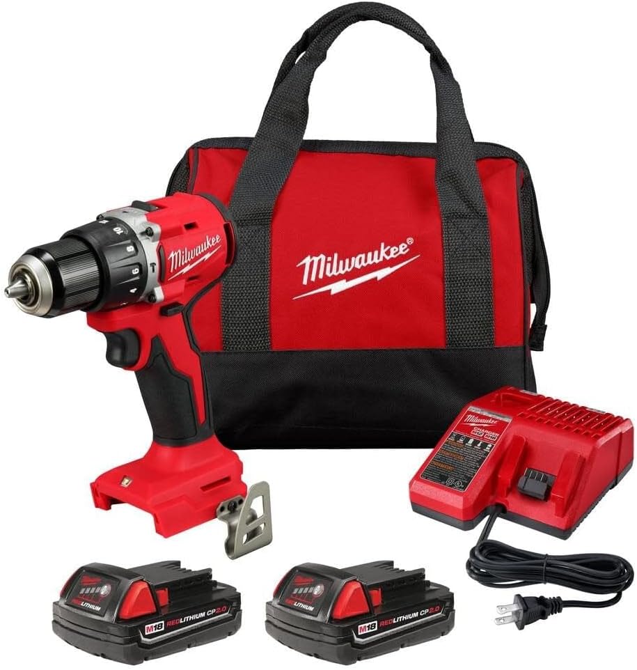 Milwaukee Electric - M18 Compact BRUSHLESS 1/2 INCH Hammer Drill/Drive