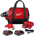 Milwaukee Electric - M18 Compact BRUSHLESS 1/2 INCH Hammer Drill/Drive