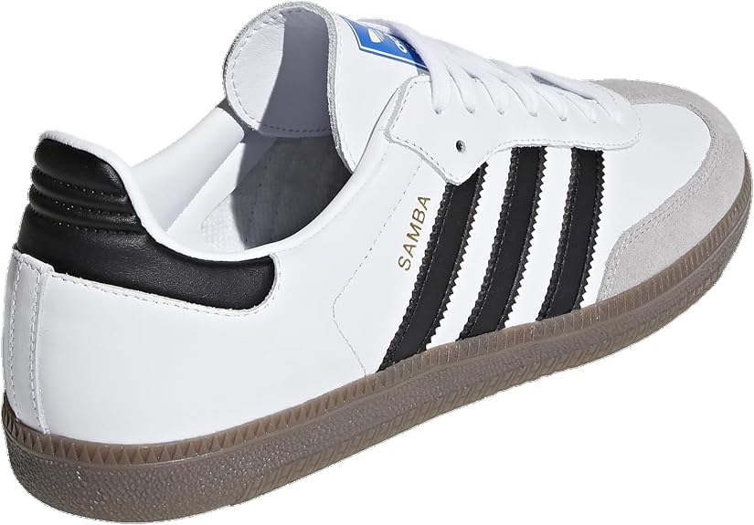 ADIDAS Unisex Samba OG J Kids - Cloud White/Core Black/Gum - 4Y