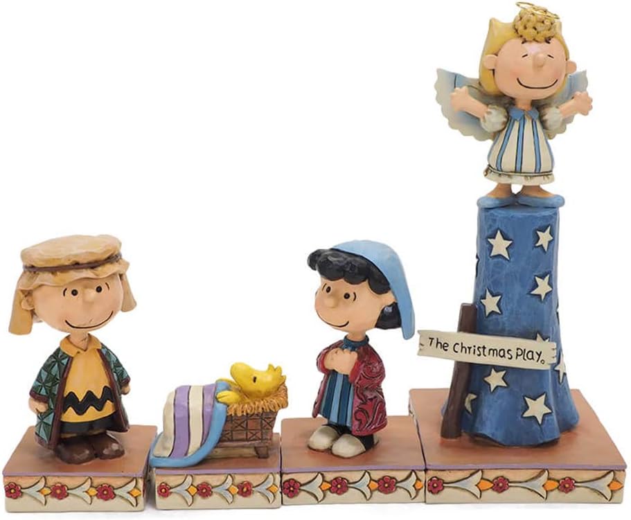 Enesco Peanuts Mini Nativity Scene (Full Set) by Jim Shore , 7.5 Inch, Multicolor