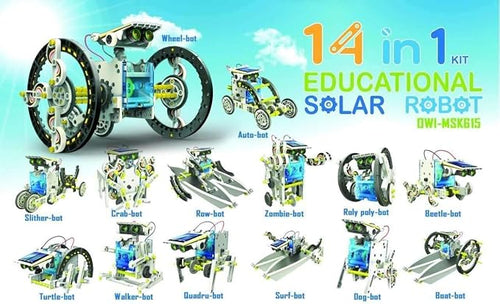 14-in-1 Educational Solar Robot Kit for Kids Science Toy