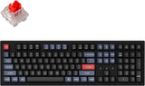 Keychron K10 Pro Wireless Custom Mechanical Keyboard, Full-Size QMK/VIA Programmable Bluetooth/Wired White Backlight with Hot-swappable Keychron K Pro Red Switch Compatible with Mac Windows Linux