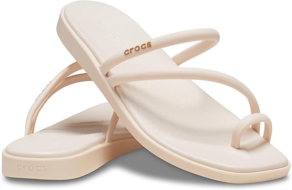 Crocs Women's Miami Toe Loop Sandal Flat Size:8