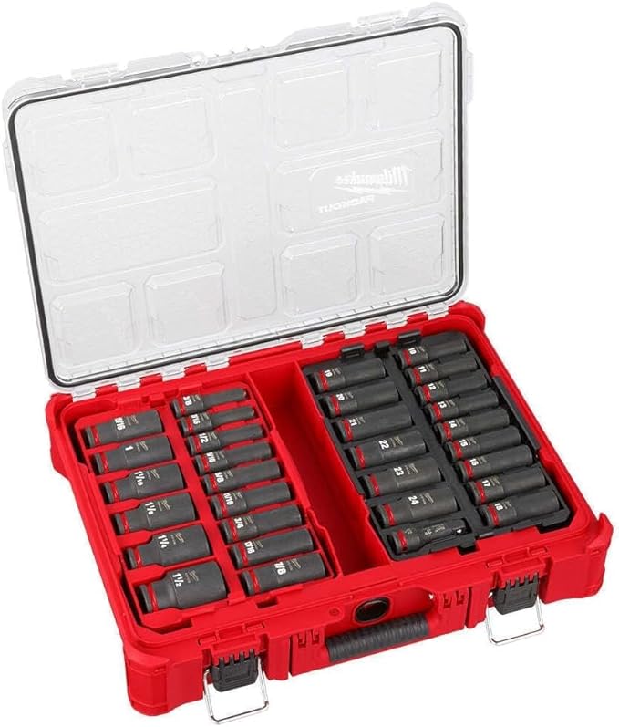 Milwaukee 49-66-6806 Impact 1/2 Dr 31 pc PACKOUT Set