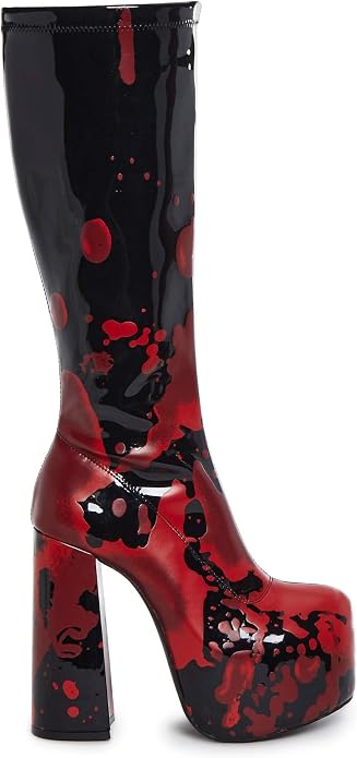 Dolls Kill Scream Queen Go-Go Boots by Trickz N' Treatz - Black - Size 8M