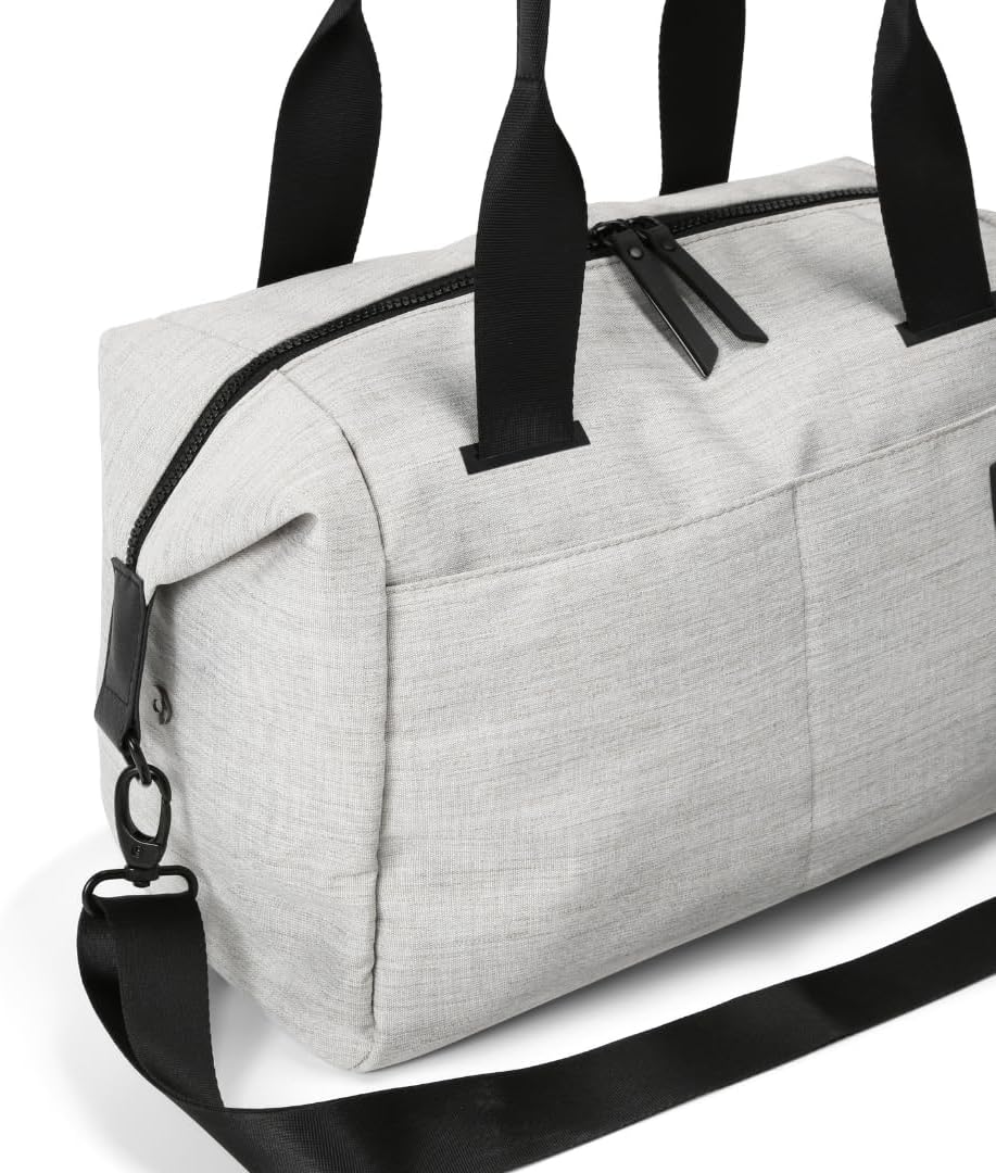 Vooray Alana Duffle Bag with Padded Laptop Sleeve, 25L, Heather Grey