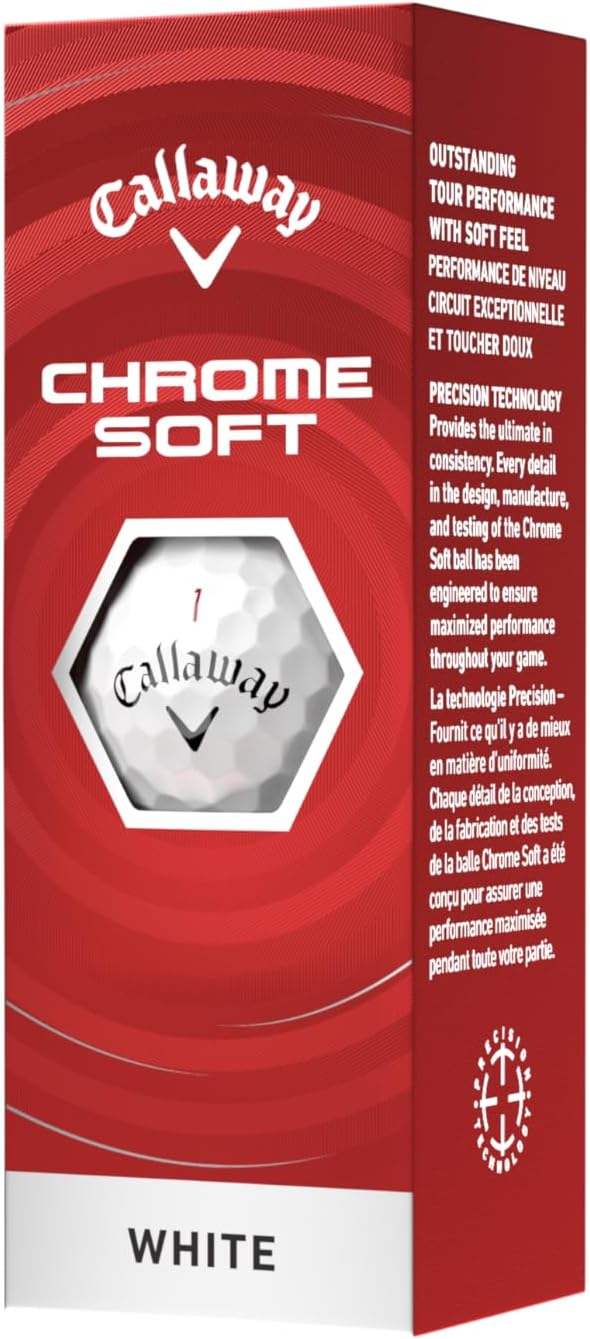 CALLAWAY - Chrome Soft Golf Balls - White - 12-Pack