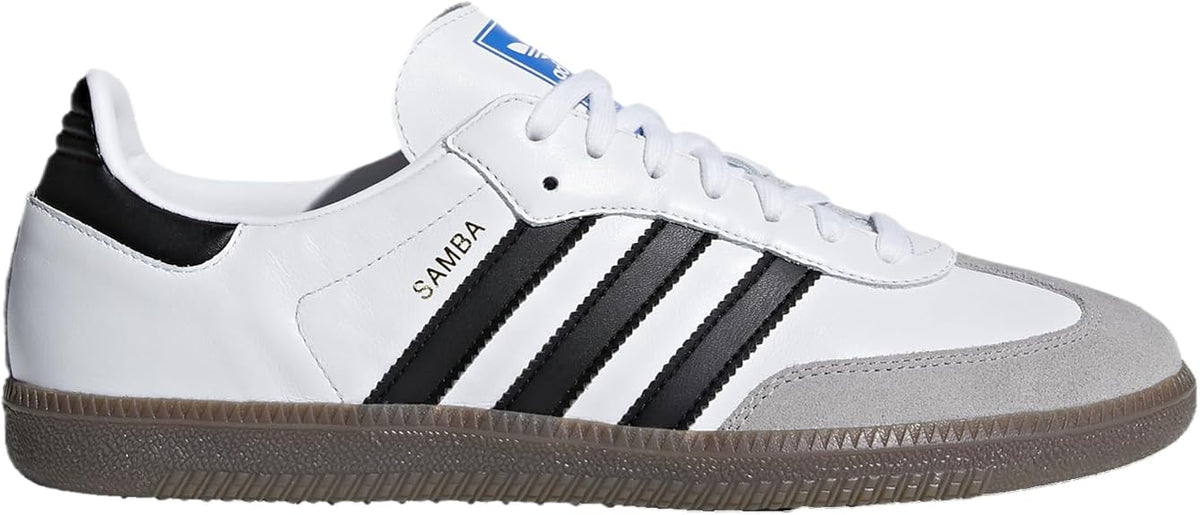 ADIDAS Unisex Samba OG J Kids - Cloud White/Core Black/Gum - 4Y