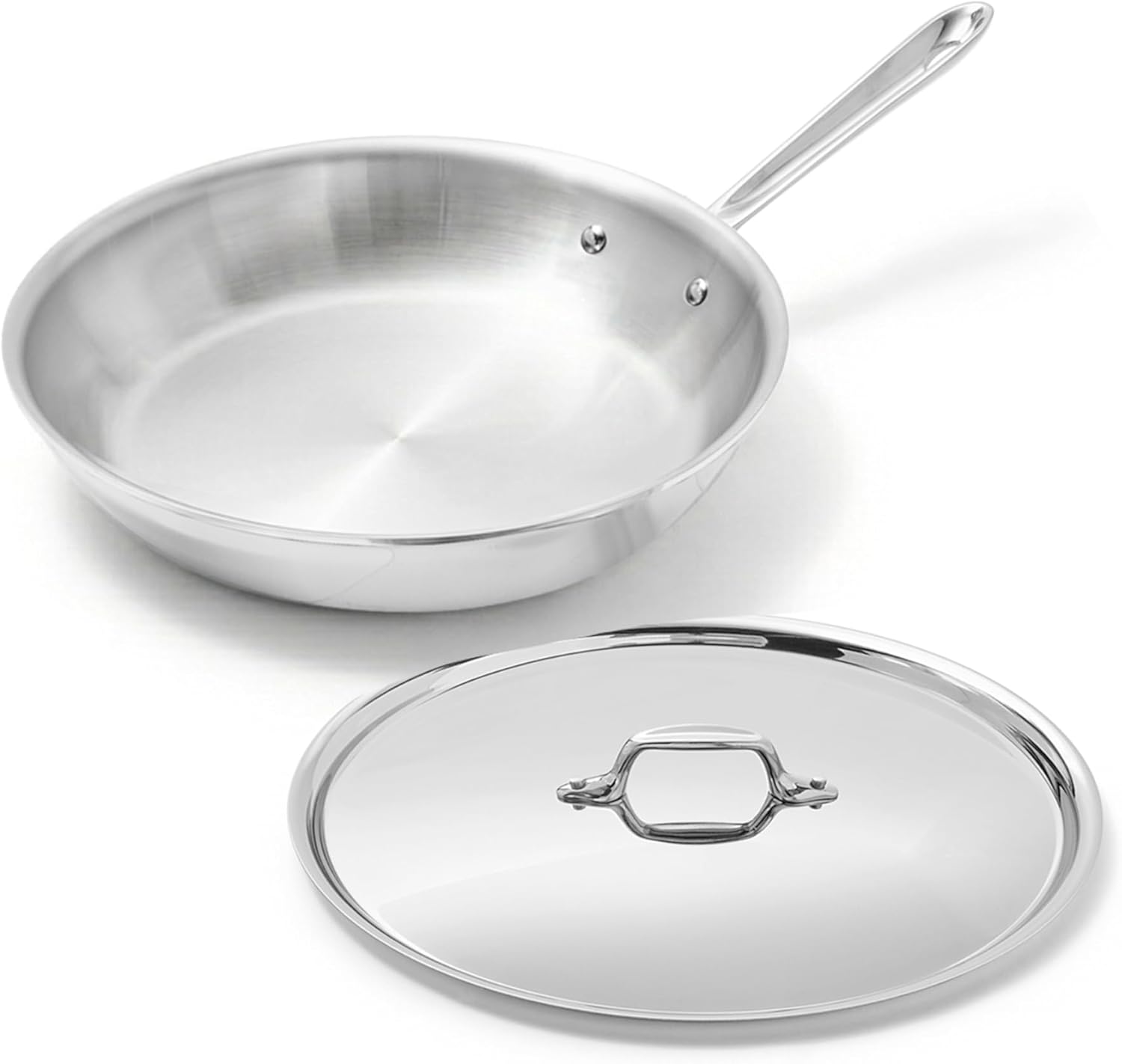 All-Clad D3 Stainless Steel 10-inch Frying Pan with Lid