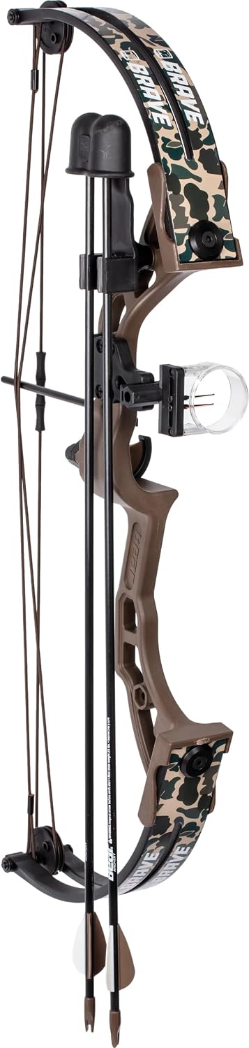 Bear Brave Youth Compound Bow , - Fred Bear Tan (5-25 Lbs)