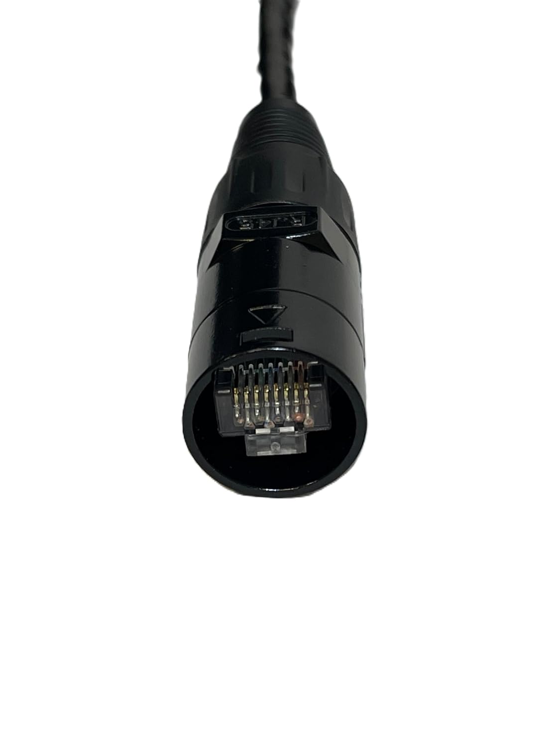 Audio2000'S E50115B 150-foot Shielded EtherCON-Compatible RJ45 UTP Double Sheath 4-Pair CAT6E Ethernet Cable on a Reel