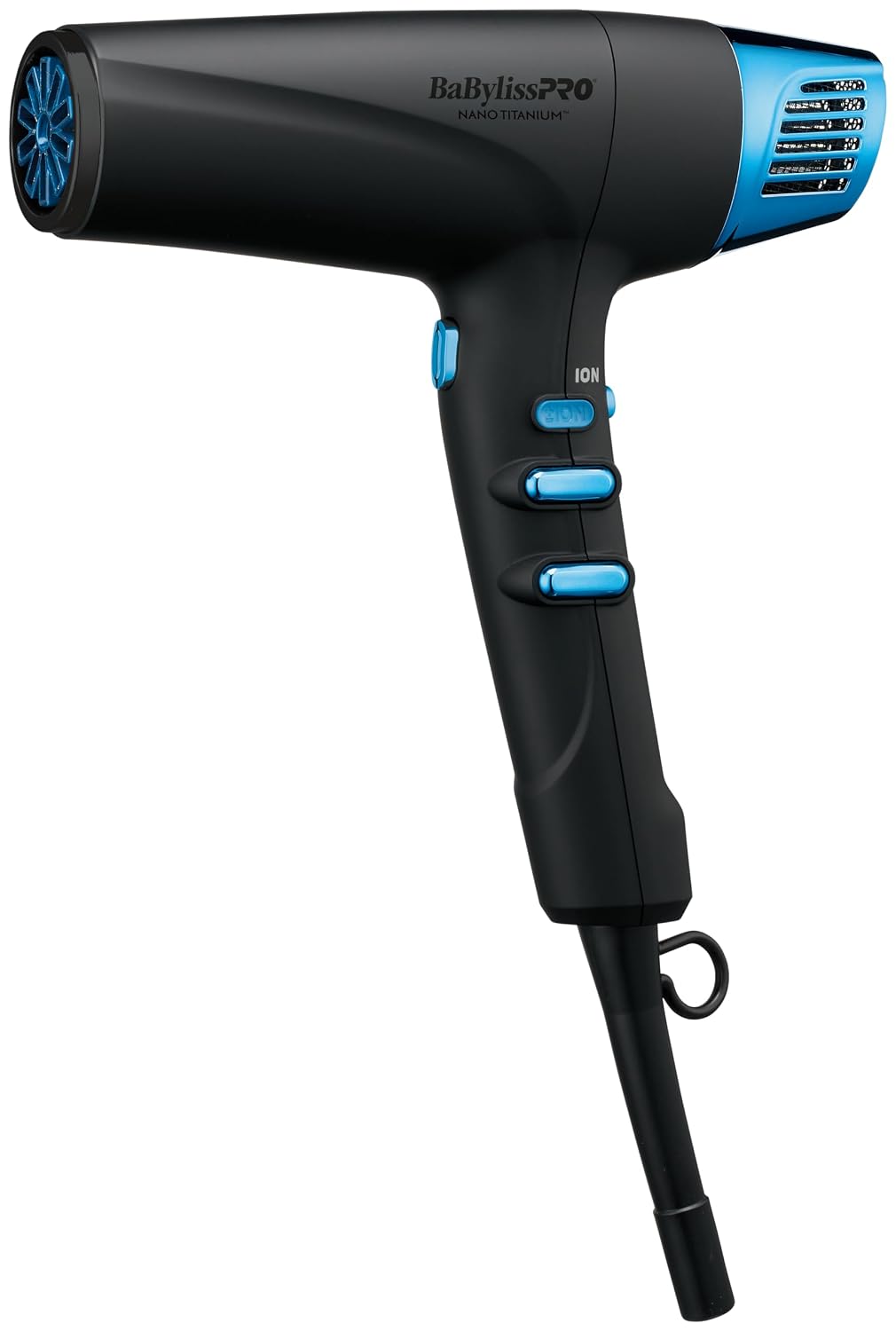 BabylissPRO Nano Titanium Hair Dryer, Professional 1875-Watt Blow Dryer, Lightweight, Ionic Technology
