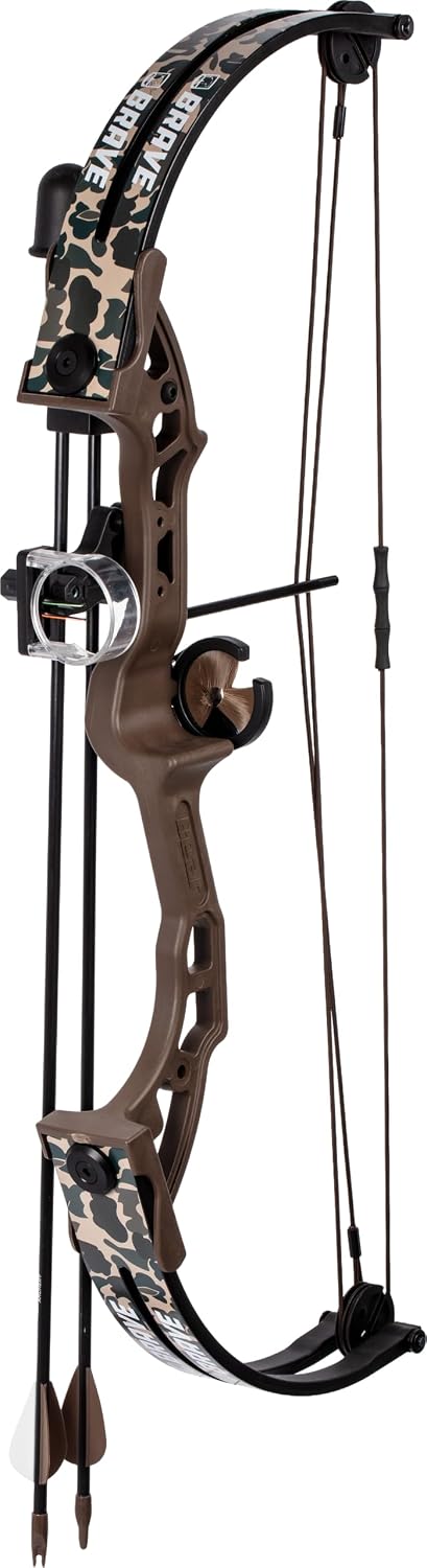 Bear Brave Youth Compound Bow , - Fred Bear Tan (5-25 Lbs)
