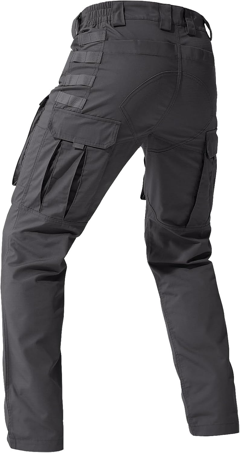 FREE SOLDIER Men's Cargo Pants,Tactical Pants for Men-Grey 34W/30L (NEW)