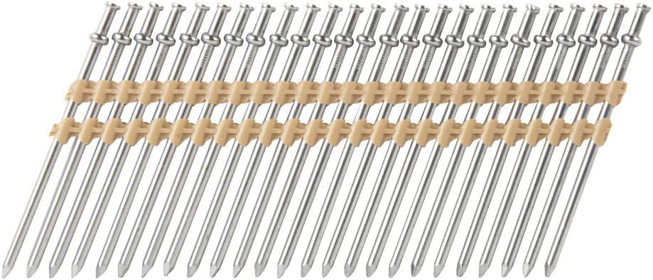 Metabo HPT Collated Duplex Nails | 2-1/ 4 Inch x .131 | 21 Degree | Smooth Shank | Full Round Head | Bright Basic | 50214-6D  New