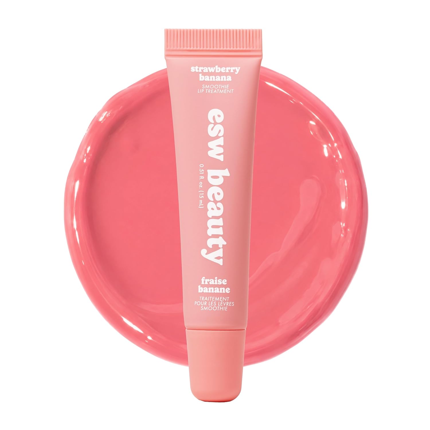 ESW BEAUTY Strawberry Banana Smoothie Lip Treatment - Soft Nude Pink