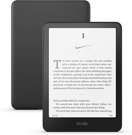 Amazon Kindle Paperwhite 16GB (12th Gen) –  7" glare-free display and weeks of battery life – Black