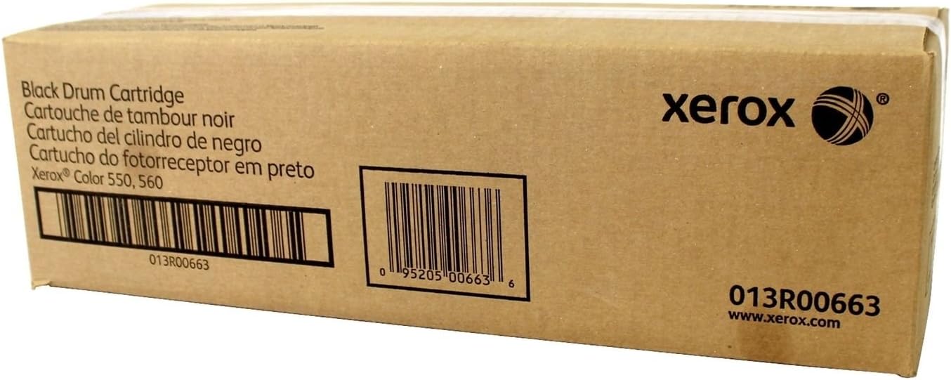 Xerox Black Drum Unit, 190000 Yield (013R00663)