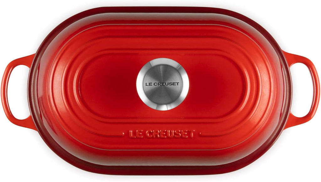 Le Creuset Enameled Cast Iron Oval Bread Oven, 11.5 inch, Cerise