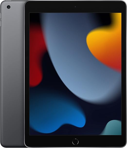 Apple iPad (9th Generation): with A13 Bionic chip, 10.2-inch Retina Display, 64GB, Wi-Fi, 12MP front/8MP Back Camera, Touch ID, All-Day Battery Life – Space Gray (USED)(Not In Box)