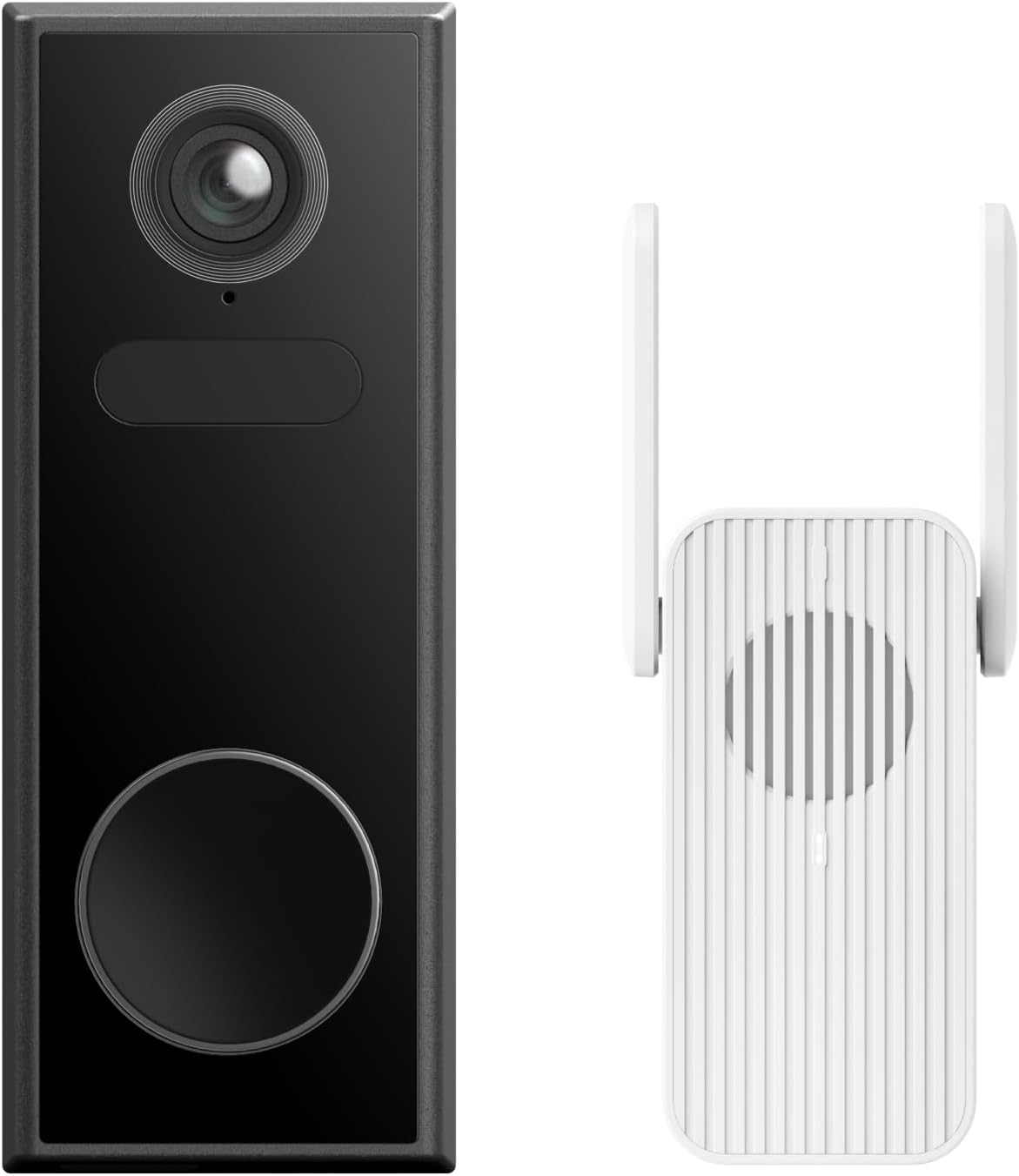 Luna 4MP Video Doorbell Camera with Chime - 180° View