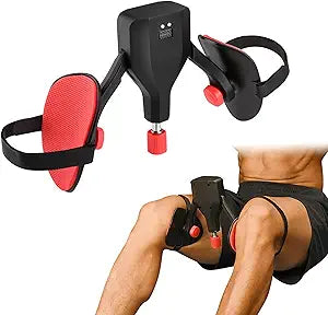 Thigh Master Upgraded Adjustable Multifunctional Thigh Trainer with Counter Black/Red (NEW, OPEN BOX)