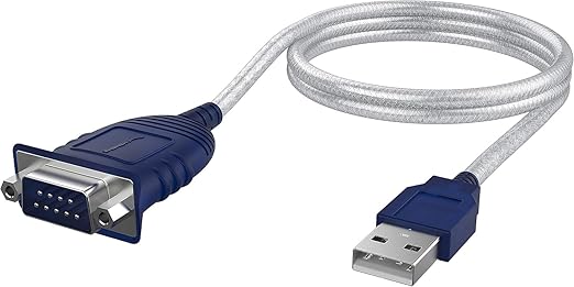 SABRENT USB 2.0 to Serial (9 Pin) DB 9 RS 232 Converter Cable, Prolific Chipset, HEXNUTS, [Windows 11/10/8.1/8/7/VISTA/XP, Mac OS X 10.6 and Above] 2.5 Feet (CB-DB9P)