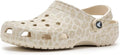 Crocs Unisex Classic Animal Print Clog Almond Tint/Leopard Mens 5/Womens 7 Medium