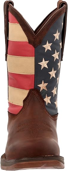 Durango Men's Patriotic Pull-On Western Flag Boots - Brown and Union Flag - Size 13D