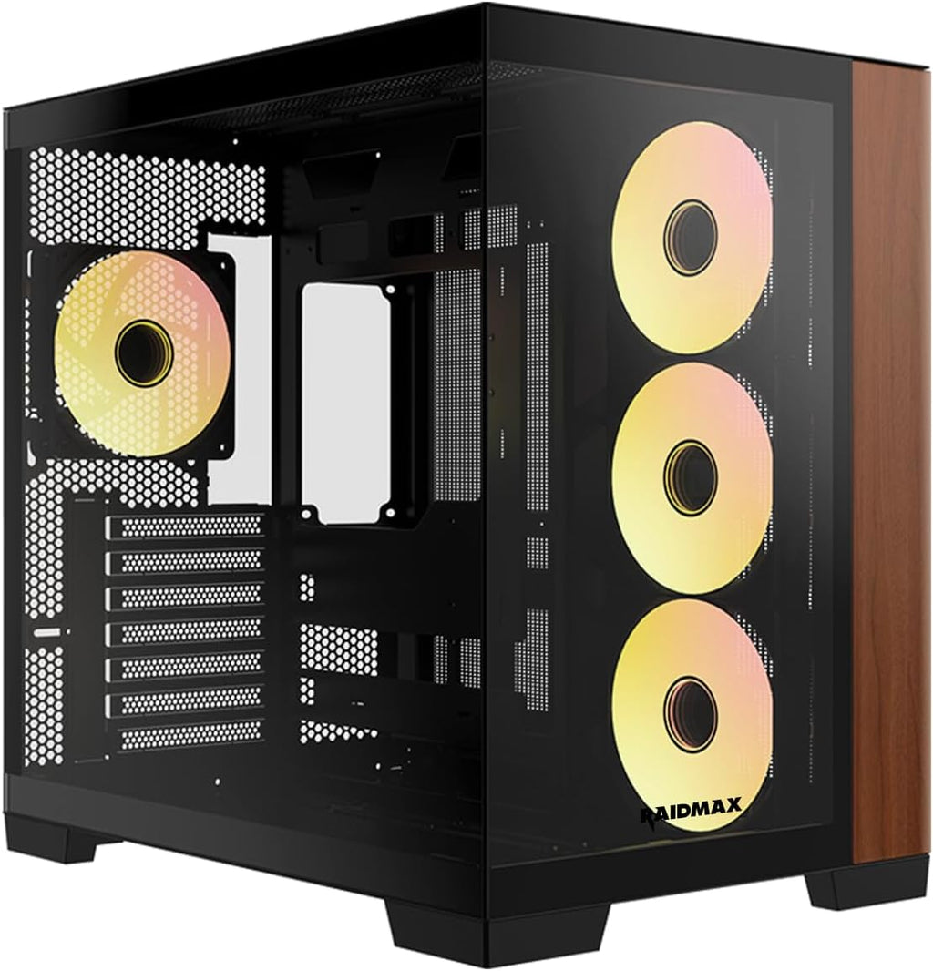 RAIDMAX i610 Performance Dual Chamber ATX Gaming PC Case - i610WBF
