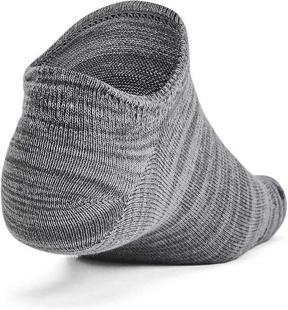 *Under Armour Unisex Essential No Show Socks 6 Pack Sock Women's 4-6
