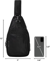 Baggallini Women's Central Park Sling 12"x7" Crossbody Bag W/Convertible Adjustable Shoulder Strap