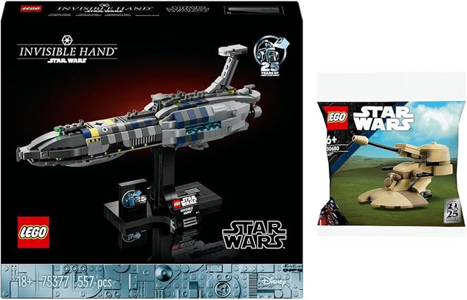 LEGO Star Wars Invisible Hand 25th Anniversary Building Set 75377 (Please be advised that sets may be missing pieces or otherwise incomplete.)