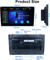 9 Inch Double Din Car Stereo with Apple CarPlay & Android Auto, HD Touchscreen Car Radio Receiver-Model No.A3018UP 2032 (Open Box)