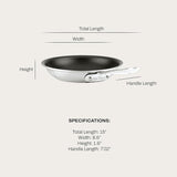 All-Clad D5 8 Inch Brushed Stainless Steel Pro Non-Stick Frying Pan
