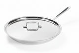 ALL-CLAD D5® Brushed Stainless 12" Fry Pan With Lid