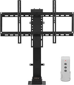 VEVOR Motorized TV Lift Stroke Length 39.4 Inches Motorized TV Mount Fit for 32-70 Inch TV Lift with Remote Control Height Adjustable 28.74-68.11 Inch,Load Capacity 154 Lbs (32"-70"(1000mm)