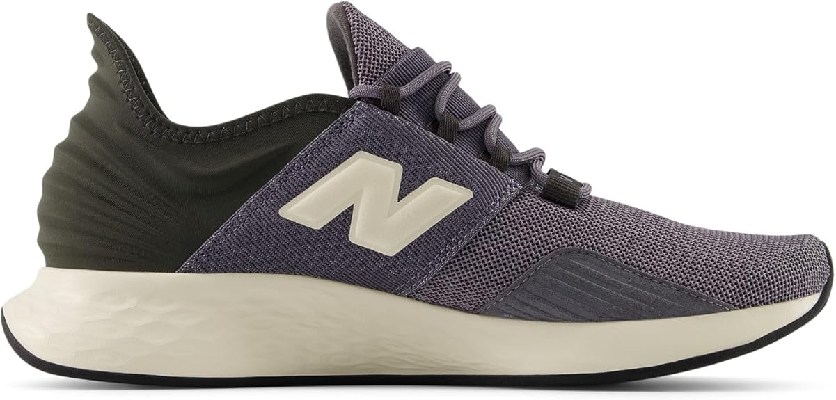 NEW BALANCE Men's Fresh Foam Roav Running Shoe in Neptune Grey/Faded Black - 9.5D