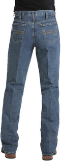 Cinch Men's Silver Label Slim Fit Medium Stonewash Jeans Denim 34x32