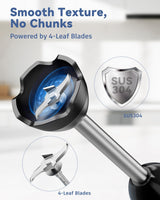 LINKChef 7-in-1 Immersion Blender, 800W Hand Blender with 20 Speeds and Turbo