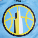 Mens WNBA Mesh Button Down Top  CHICAGO SKY  2XL
