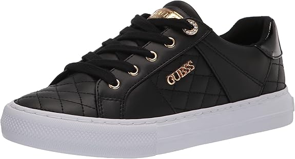 GUESS Women's Loven Sneaker, Black MULTI LL