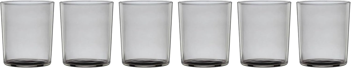 Oneida Stackables Smoke Tall Glasses, Set Of 6